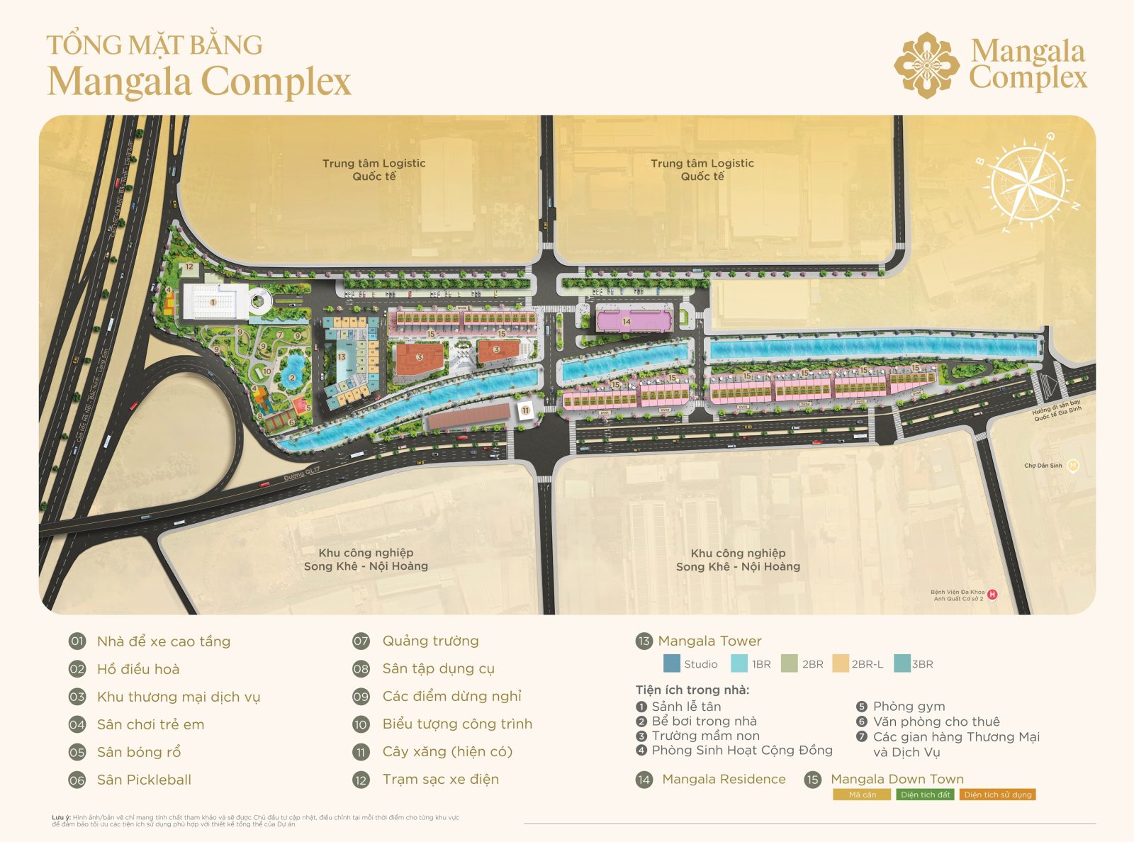 Bảng hàng chi tiết Mangala Complex - Thông tin chính thức từ chủ đầu tư